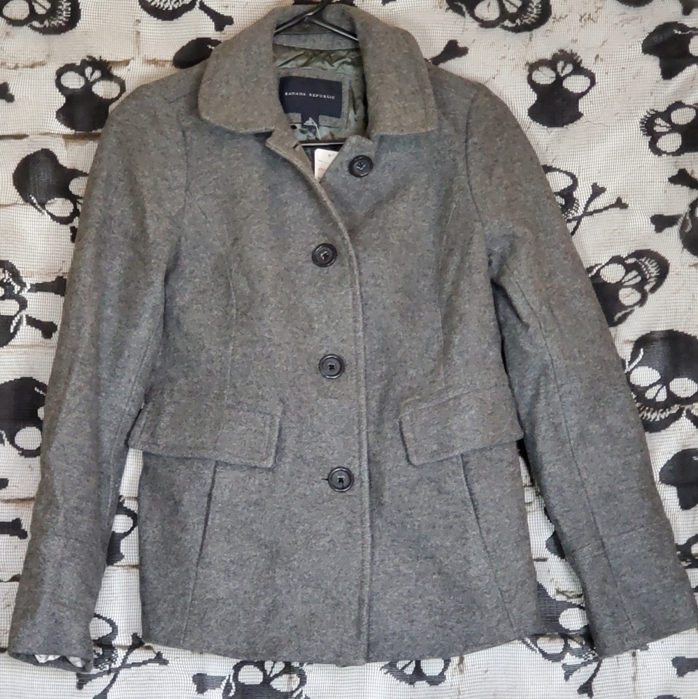 BANANA REPUBLIC JACKET PEA COAT STYLE